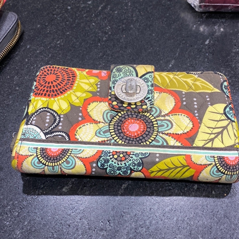 Vera Bradley floral wallet